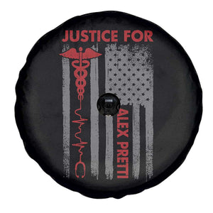 Justice For Alex Pretti Spare Tire Cover Minneapolis Tribute 2026 ICU Nurse American Flag TS11 Print Your Wear