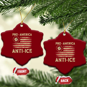 Pro American Anti Ice Ceramic Ornament Resist Protest Support Immigrants Refugee TS11 Print Your Wear