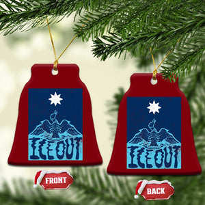 Ice Out Minnesota Loon Ceramic Ornament MN State Protest TS11 Print Your Wear