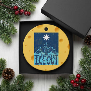 Ice Out Minnesota Loon Ceramic Ornament MN State Protest TS11 1pc Yellow Cheese Print Your Wear