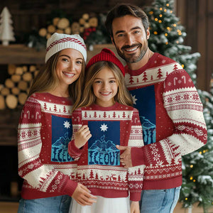 Ice Out Minnesota Loon Ugly Christmas Sweater MN State Protest TS11 Red Beige Print Your Wear
