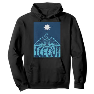Ice Out Minnesota Loon Hoodie MN State Protest TS11 Black Print Your Wear