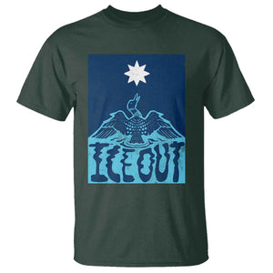 Ice Out Minnesota Loon T Shirt MN State Protest TS11 Dark Forest Green Print Your Wear