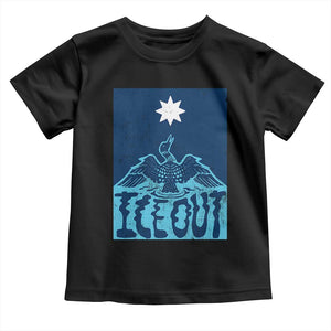 Ice Out Minnesota Loon Toddler T Shirt MN State Protest TS11 Black Print Your Wear
