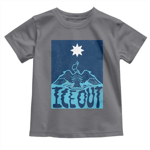 Ice Out Minnesota Loon Toddler T Shirt MN State Protest TS11 Charcoal Print Your Wear