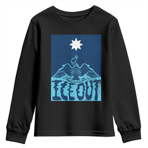 Ice Out Minnesota Loon Youth Sweatshirt MN State Protest TS11 Black Print Your Wear