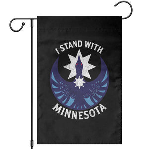I Stand With Minnesota Garden Flag Rebel Common Loon Minnesota Protest TS11 Black Print Your Wear