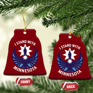 I Stand With Minnesota Ceramic Ornament Rebel Common Loon Minnesota Protest TS11 Print Your Wear