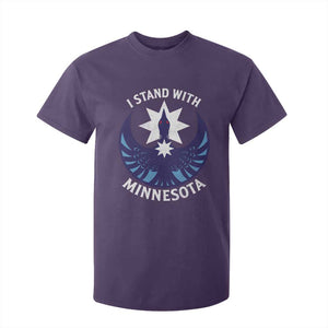I Stand With Minnesota T Shirt For Kid Rebel Common Loon Minnesota Protest TS11 Purple Print Your Wear