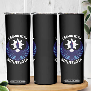 I Stand With Minnesota Skinny Tumbler Rebel Common Loon Minnesota Protest TS11 Print Your Wear