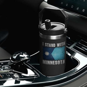 I Stand With Minnesota Flip Straw Tumbler MN State Support Political Protest TS11 Print Your Wear
