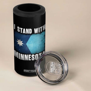 I Stand With Minnesota 4 in 1 Can Cooler Tumbler MN State Support Political Protest TS11 Print Your Wear