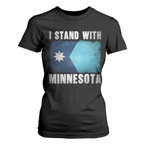 I Stand With Minnesota T Shirt For Women MN State Support Political Protest TS11 Black Print Your Wear