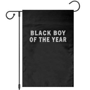 Black Boy Of The Year Garden Flag Funny Gag Joke TS11 Black Print Your Wear