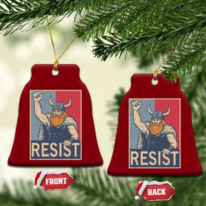 Funny Minneapolis Viking Resist Abolish Ice Protest Ceramic Ornament TS11 Print Your Wear