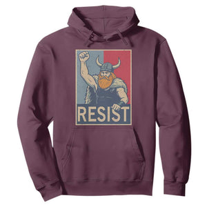 Funny Minneapolis Viking Resist Abolish Ice Protest Hoodie TS11 Maroon Print Your Wear