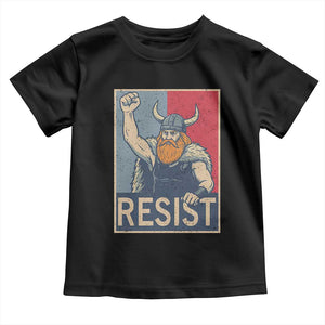 Funny Minneapolis Viking Resist Abolish Ice Protest Toddler T Shirt TS11 Black Print Your Wear