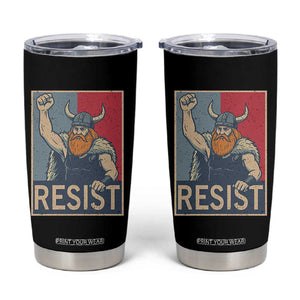 Funny Minneapolis Viking Resist Abolish Ice Protest Tumbler Cup TS11 Black Print Your Wear