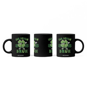 Funny 67 St Patricks Day Coffee Mug Six Seven Bruh Dabbing Shamrock TS11 Print Your Wear