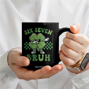 Funny 67 St Patricks Day Coffee Mug Six Seven Bruh Dabbing Shamrock TS11 Print Your Wear