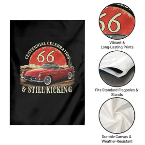 Route Highway 66 100 Years Anniversary Garden Flag Centennial Celebration And Still Kicking Mother Road TS11 Print Your Wear