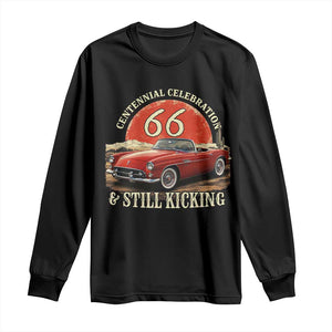 Route Highway 66 100 Years Anniversary Long Sleeve Shirt Centennial Celebration And Still Kicking Mother Road TS11 Black Print Your Wear