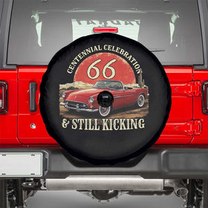 Route Highway 66 100 Years Anniversary Spare Tire Cover Centennial Celebration And Still Kicking Mother Road TS11 Black Print Your Wear