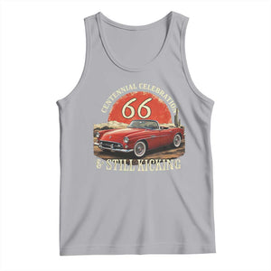 Route Highway 66 100 Years Anniversary Tank Top Centennial Celebration And Still Kicking Mother Road TS11 Athletic Heather Print Your Wear