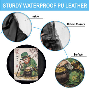 Vintage Japanese Leprechaun St Patricks Day Shamrock Ukiyo e Art Spare Tire Cover TS11 Print Your Wear
