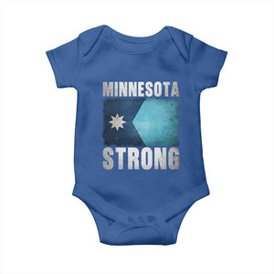 Minnesota Strong Baby Onesie MN State Pride Community Resistance TS11 Royal Blue Print Your Wear