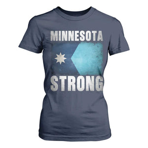 Minnesota Strong T Shirt For Women MN State Pride Community Resistance TS11 Navy Print Your Wear