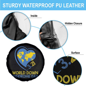World Down Syndrome Day March 21 World Heart Spare Tire Cover TS11 Print Your Wear