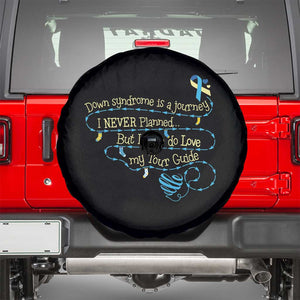 Down Syndrome Awareness Spare Tire Cover Down Syndrome Is A Journey I Never Planned TS11 Black Print Your Wear