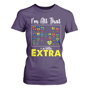 Im All That A Little Extra Down Syndrome Awareness Day T Shirt For Women TS11 Purple Print Your Wear