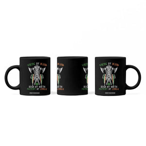 Viking By Blood Irish By Birth Patriot By Choice Coffee Mug Irish Viking Axes Celtic Knot TS11 Print Your Wear