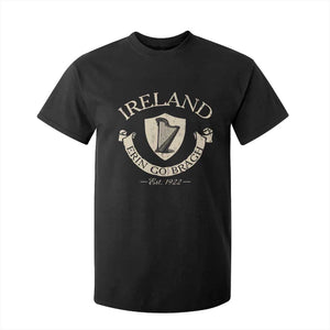 Ireland Erin Go Bragh Est 1922 T Shirt For Kid Irish Pride Vintage Harp TS11 Black Print Your Wear