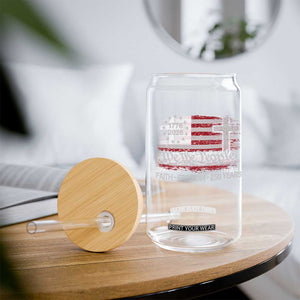 Faith Freedom 250 Years Glass Can Christian USA 250th Anniversary TS11 Print Your Wear