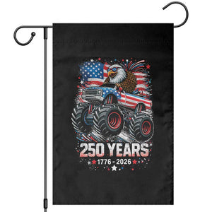 USA 250th Anniversary 250 Years 1776 2026 Monster Truck Eagle Garden Flag TS11 Black Print Your Wear