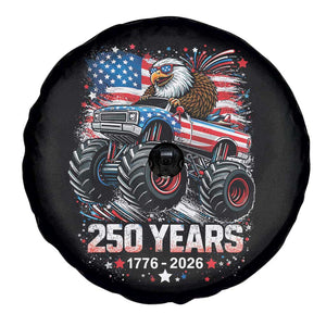 USA 250th Anniversary 250 Years 1776 2026 Monster Truck Eagle Spare Tire Cover TS11 Print Your Wear