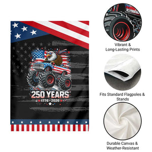 USA 250th Anniversary 250 Years 1776 2026 Monster Truck Eagle Garden Flag TS11 Print Your Wear