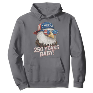 250th Anniversary USA 250 Years Baby Bald Eagle Hoodie TS11 Charcoal Print Your Wear
