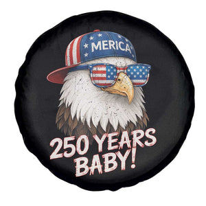 250th Anniversary USA 250 Years Baby Bald Eagle Spare Tire Cover TS11 Print Your Wear