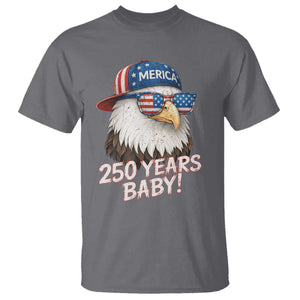 250th Anniversary USA 250 Years Baby Bald Eagle T Shirt TS11 Charcoal Print Your Wear