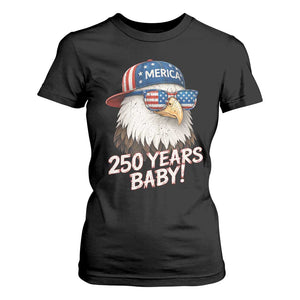 250th Anniversary USA 250 Years Baby Bald Eagle T Shirt For Women TS11 Black Print Your Wear