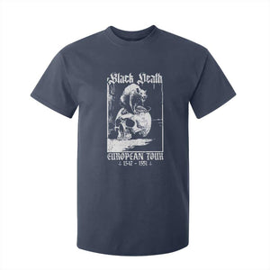 Black Death European Tour T Shirt For Kid Plague Rat Medieval History Skull Gothic TS11 Navy Print Your Wear