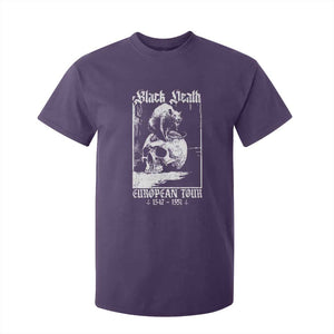 Black Death European Tour T Shirt For Kid Plague Rat Medieval History Skull Gothic TS11 Purple Print Your Wear