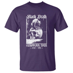 Black Death European Tour T Shirt Plague Rat Medieval History Skull Gothic TS11 Purple Print Your Wear