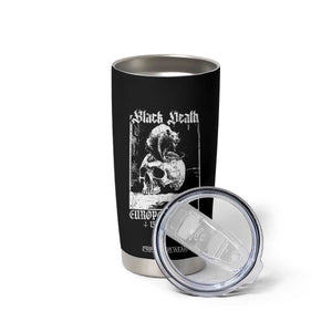 Black Death European Tour Tumbler Cup Plague Rat Medieval History Skull Gothic TS11 Print Your Wear