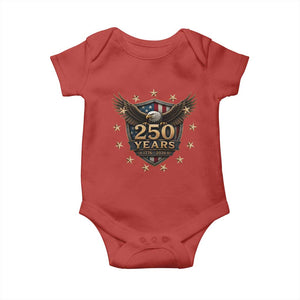 250th Anniversary USA Bald Eagle Baby Onesie 250 Years 4th of July 1776 2026