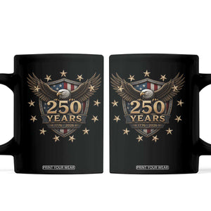 250th Anniversary USA Bald Eagle Coffee Mug 250 Years 4th of July 1776 2026